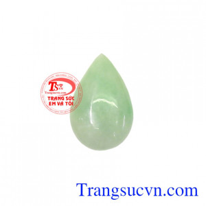 Mặt ngọc cẩm thạch an yên đẹp làm mặt dây bọc vàng, đẹp mắt.