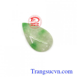 Mặt ngọc cẩm thạch may mắn bình an màu sắc đẹp, chất lượng cao, phù hợp làm trang sức đeo thời trang và phong thủy