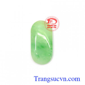 Mặt ngọc phỉ thúy tài lộc bình an, mặt ngọc cẩm thạch thiên nhiên phù hợp làm mặt dây chuyền đeo thời trang, sang trọng và phong thủy