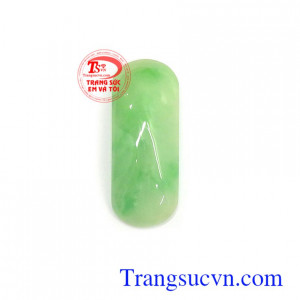 Mặt ngọc tài lộc may mắn màu sắc đẹp, chất lượng cao, phù hợp làm mặt dây chuyền đeo thời trang, sang trọng và đẳng cấp