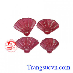 Mặt Ruby hình quạt đẹp, giao hàng trên toàn quốc.