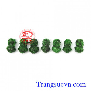 Mặt tỳ hưu phỉ thúy bình an thương hiệu uy tín, chất lượng, chế tác theo yêu cầu