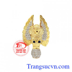 Thiết kế độc đáo thể hiện sự mạnh mẽ nam tính của phái mạnh. Nhẫn nam đại bàng cao cấp