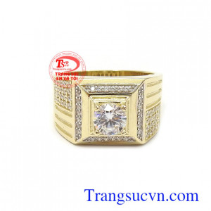 Nhẫn nam Korea 10k sang trọng phù hợp phong cách thời trang phái mạnh, là sản phẩm rất được ưa chuộng