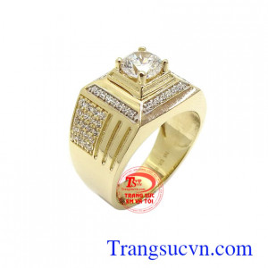 Nhẫn nam Korea 10k sang trọng nhập khẩu nguyên chiếc bền đẹp, sang trọng, mạnh mẽ và thời trang