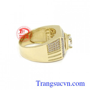 Nhẫn nam Korea 10k sang trọng là món quà tặng ý nghĩa cho người yêu thương
