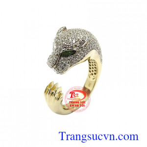 Nhẫn nam Korea nhập khẩu mạnh mẽ vàng 10k màu sắc đẹp, chất lượng cao