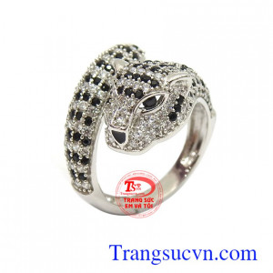 Nhẫn nam vàng trắng Korea mạnh mẽ vàng 10k nhập khẩu nguyên chiếc bền đẹp, chất lượng