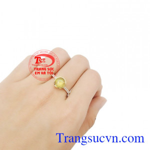 Nhẫn nữ Opal đẹp