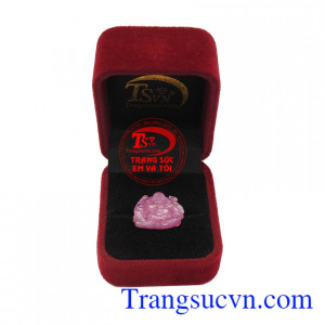 Phật Di Lặc Đá Ruby Bình An