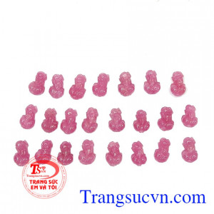 Tỳ hưu đá Ruby đại cát