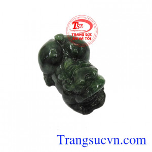 Tỳ hưu ngọc Jadeite chiêu lộc