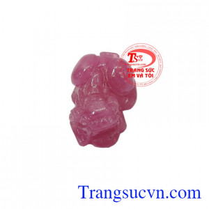 Tỳ hưu Ruby Thiên Nhiên Đẹp, có giấy kiểm định đá tự nhiên, giao hàng nhanh trên toàn quốc