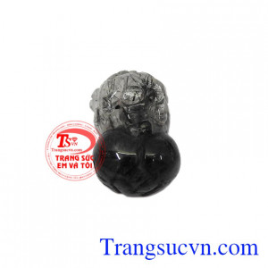 Tỳ hưu thạch anh tóc đen hợp mệnh