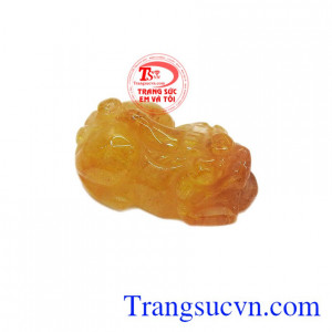 Sản phẩm có thể làm quà tặng cho người thân và bạn bè. Tỳ hưu thạch anh tóc thiên nhiên phú quý