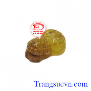 Tỳ hưu thạch anh tóc thiên nhiên thịnh vượng