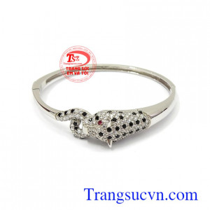 Vòng tay vàng trắng Korea 10k nhập khẩu nguyên chiếc bền đẹp, chất lượng, kiểu dáng tinh xảo