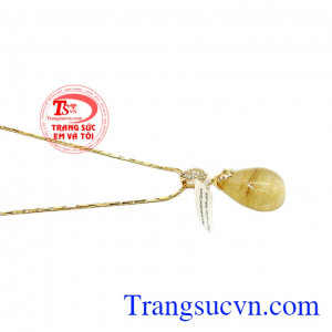 Bộ dây thạch anh tóc vàng may mắn