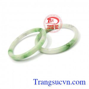 Cặp vòng ngọc cẩm thạch thiên nhiên có giấy kiểm định uy tín, giao hàng nhanh trên toàn quốc