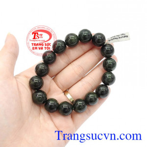 Vòng tay đá dạng hạt xâu thành chuỗi Phù hợp với mọi lứa tuổi, hợp thời trang và trang phục,Chuỗi Ngọc cẩm thạch