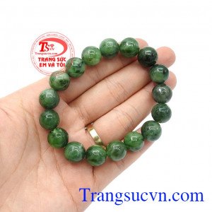 Sản phẩm thích hợp làm quà tặng cho người thân hoặc bạn bè,Chuỗi ngọc cẩm thạch tròn trơn