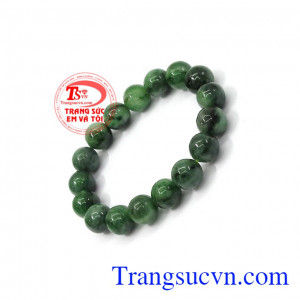 Chuỗi ngọc cẩm thạch tròn trơn mang lại nhiều may mắn, sức khỏe, hạnh phúc cho người đeo,Chuỗi ngọc cẩm thạch tròn trơn