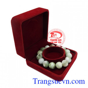 Chuỗi vòng tay sang trọng bảo vệ sức khỏe,Chuỗi ngọc cẩm thạch xanh biếc cười