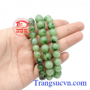 Sản phẩm thích hợp làm quà tặng cho người thân hoặc bạn bè,Chuỗi vòng cổ ngọc cẩm thạch thiên nhiên