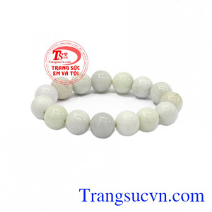 Chuỗi vòng ngọc trắng bền đẹp, chế tác tỉ mỉ,Chuỗi vòng ngọc trắng