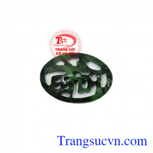  Mặt ngọc chữ phúc mặt ngọc cẩm thạch thiên nhiên chữ phúc đảm bảo chất lượng, mặt ngọc tinh tế, phúc may mắn, bình an, công dành, ngọc cẩm thạch tự nhiên