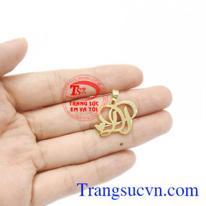 Mặt dây chữ ĐP bảo hành uy tín, giao hàng toàn quốc.