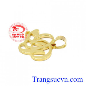 Sản phẩm thiết kế và sản xuất bằng công nghệ 3D đem lại một cảm giác tinh tế và sang trọng. Mặt dây chữ ĐP