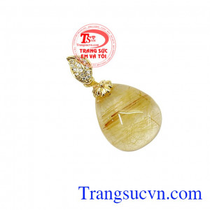 Thạch anh tóc vàng đem lại cho người đeo tinh thần minh mẫn, lạc quan, tích cực