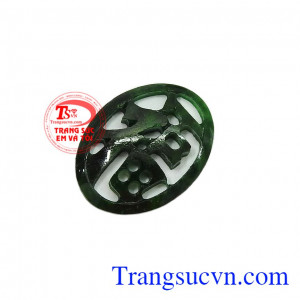 Mặt ngọc chữ phúc mặt ngọc cẩm thạch thiên nhiên chữ phúc đảm bảo chất lượng, mặt ngọc tinh tế, phúc may mắn, bình an, công dành, ngọc cẩm thạch tự nhiên