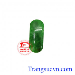 Mặt ngọc phong thủy nhỏ đẹp có thể bọc vàng làm nhẫn, mặt dây chuyền