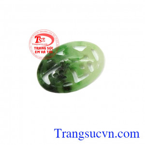 Mặt ngọc sơn thủy chữ phúc đảm bảo chất lượng đảm bảo, ngọc Jadeite, mặt ngọc myanma, ngọc phỉ thúy là một