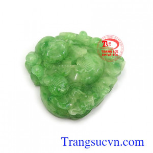 Mặt phật Di Lặc cẩm thạch thịnh vượng bền đẹp, chất lượng, chạm khắc tinh xảo, chi tiết