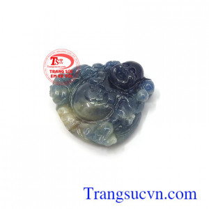 Mặt phật Di Lặc sapphire hoan hỉ được mọi người lựa chọn làm bùa hộ mệnh cho bản thân