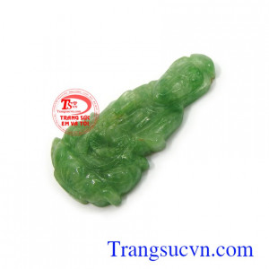 Mặt Phật quan âm ngọc cẩm thạch là biểu tượng cho lòng từ bi bác ái, hướng phật