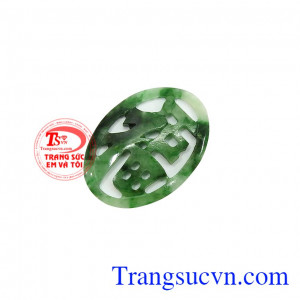Mặt ngọc chữ phúc mặt ngọc cẩm thạch thiên nhiên chữ phúc đảm bảo chất lượng, mặt ngọc tinh tế, phúc may mắn, bình an, công dành, ngọc cẩm thạch tự nhiên