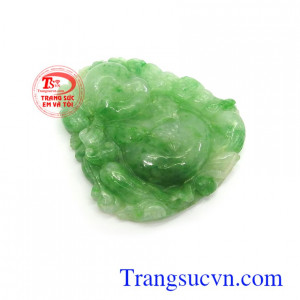 Phật Di lặc Tiền Tài phù hợp bọc vàng hoặc bạc làm mặt dây chuyền đeo sang trọng, thời trang và đẳng cấp