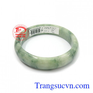 Vòng cẩm thạch tự nhiên vân ngọc đẹp, chất lượng cao, vòng ngọc phong thủy