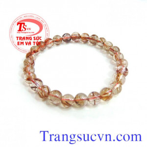 Vòng tay thạch anh tóc Brazin
