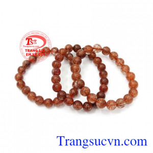 Chuỗi đeo tay thạch anh tóc đẹp