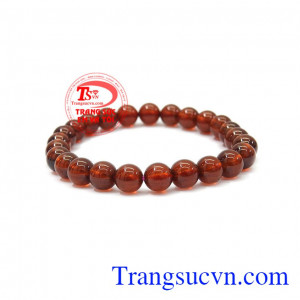 Chuỗi tay Garnet 7 ly đẹp được chế tác từ đá Garnet thiên nhiên,Chuỗi tay Garnet 7 ly đẹp