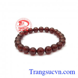 Chuỗi tay Garnet 8 ly được chế tác tinh xảo, màu đẹp, hợp thời trang,Chuỗi tay Garnet 8 ly