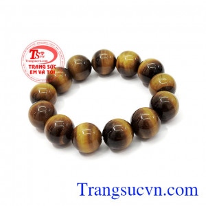 Ngoài ra, đá mắt hổ còn có tác dụng trong hỗ trợ điều trị một số bệnh, ngăn ngừa đau ốm, cải thiện sức khỏe,Chuỗi tay mắt hổ tam tài