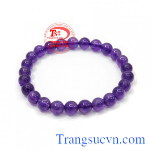 Chuỗi tay thạch anh tím 7 ly là sản phẩm phù hợp với nhiều độ tuổi.