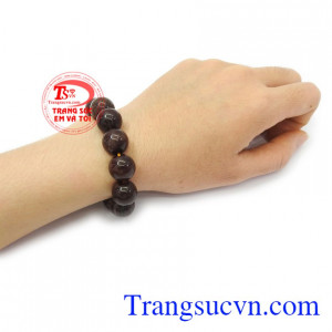 Chuỗi thạch anh tóc nam tính thương hiệu uy tín, có giấy kiểm định kèm theo