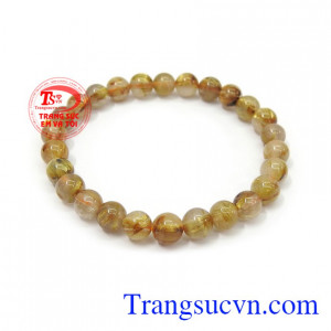 Chuỗi thạch anh tóc vàng may mắn, những người thiếu quyết đoán nên đeo thạch anh tóc vàng để đưa ra quyết định chính xác hơn